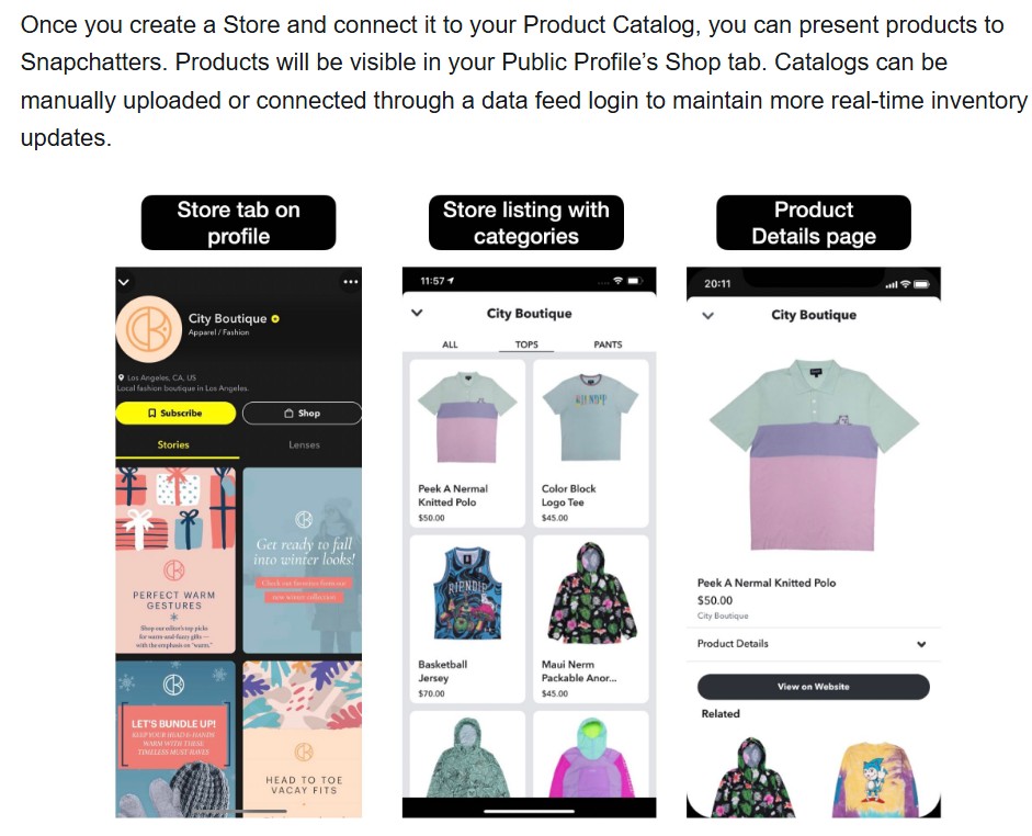 Snapchat Shopping Social Commerce for Shopify Retailers 