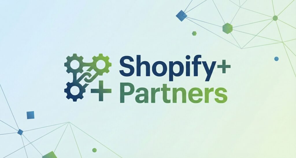 Featured header image for guide explaining what Shopify Plus Partners and Shopify+ Partner Agencies are, how they differ from Experts like Select Partners, what the approximately 450 Plus Partner agencies worldwide offer ecommerce merchants, and how Select Partners advance to Plus Agency tier status.